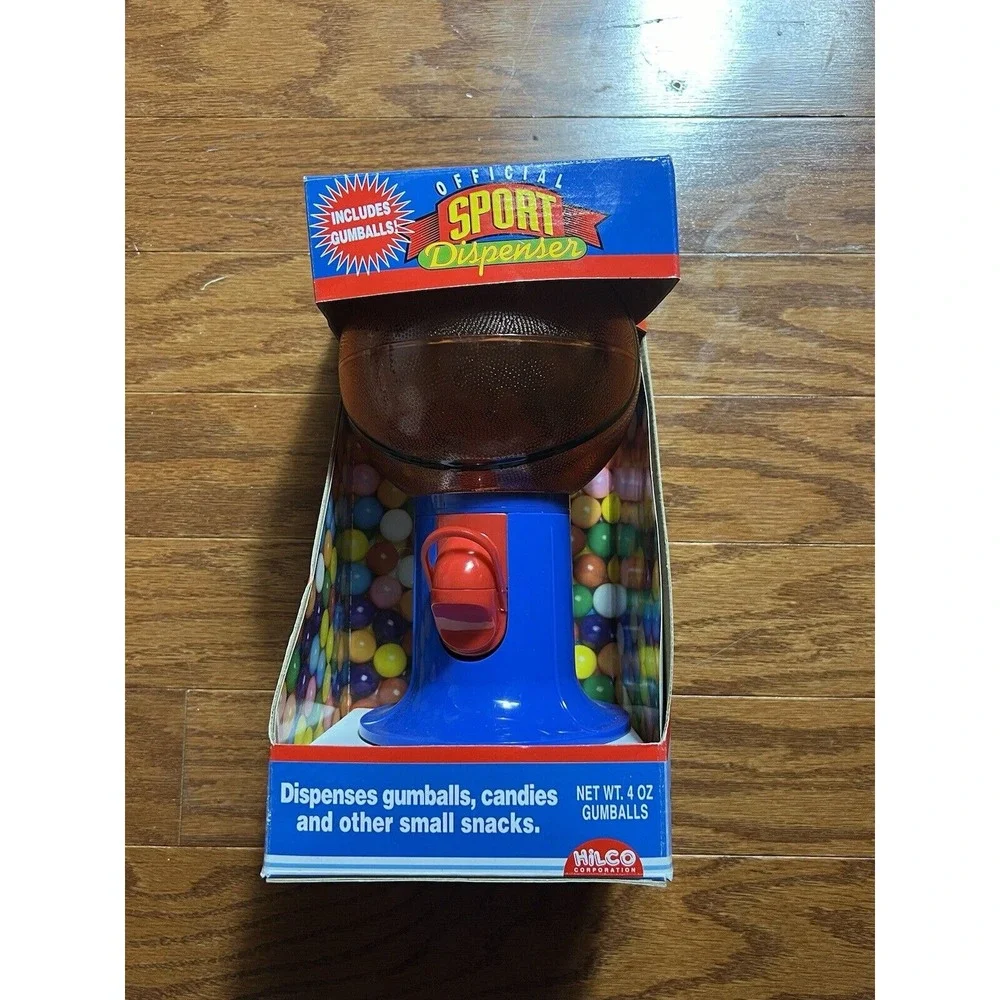 HilCo Official Sport Gumball Dispenser Basketball NIB‎ Includes Gum (Old)